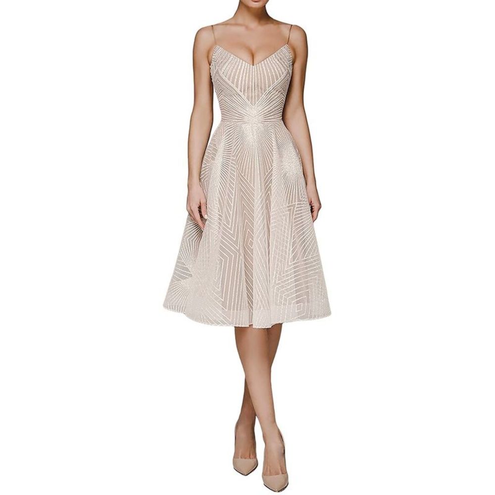 Michele Laperle Cream Mini Dress